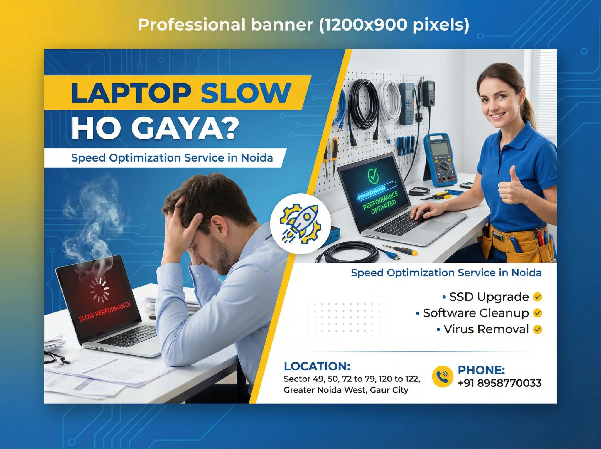 Laptop Slow Problem Repair in Noida | Speed Optimization Service