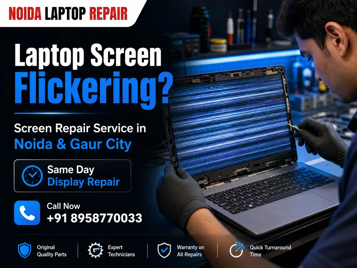 laptop screen repair noida