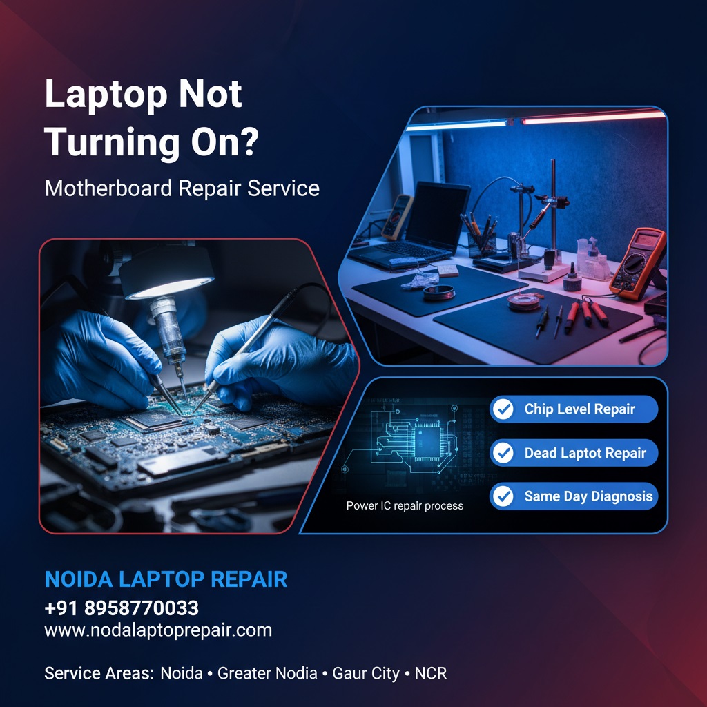 Laptop Motherboard Repair Service in Noida